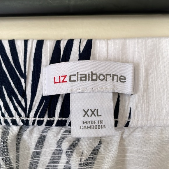 Liz Claiborne Floral Tiered Skirt, XXL - Picture 5 of 5